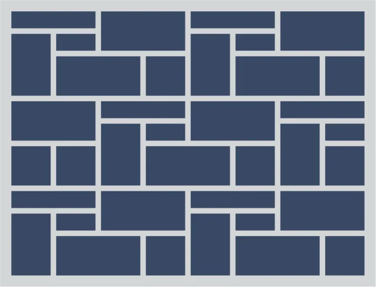 Patterned Ashlar Bond Option 1