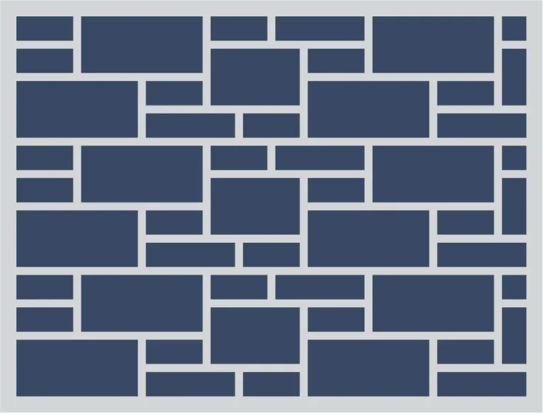 Patterned Ashlar Bond Option 3