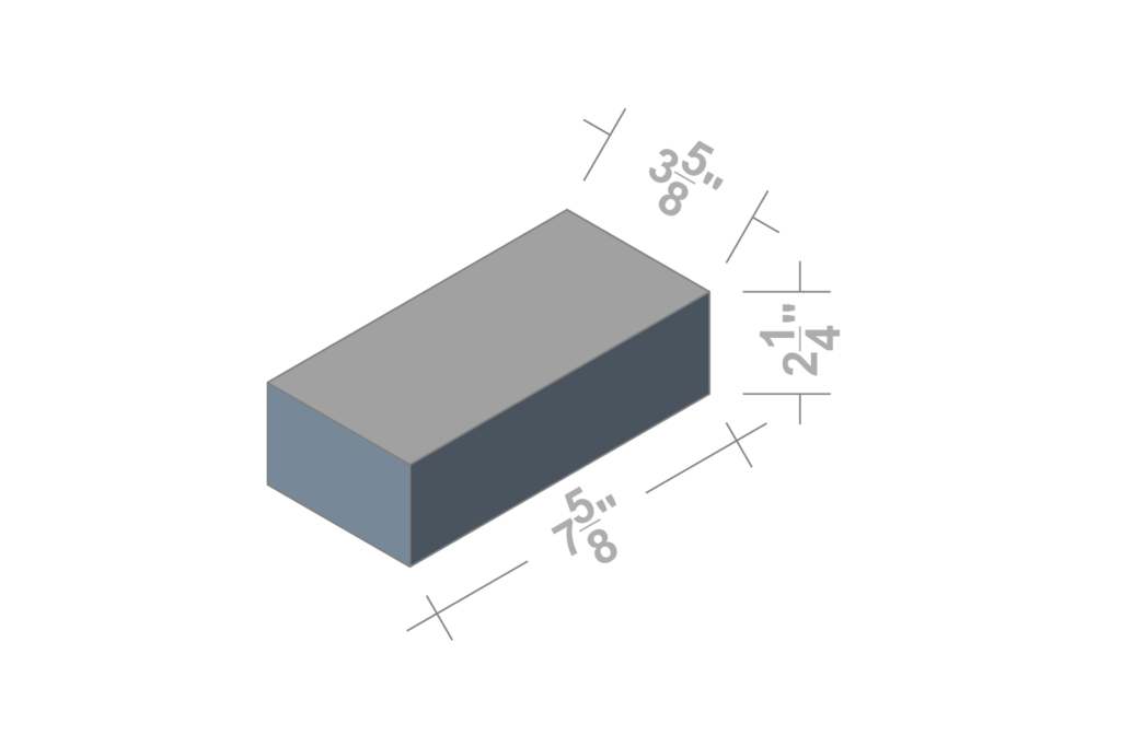 4 X 2.25 X 8 SOLID