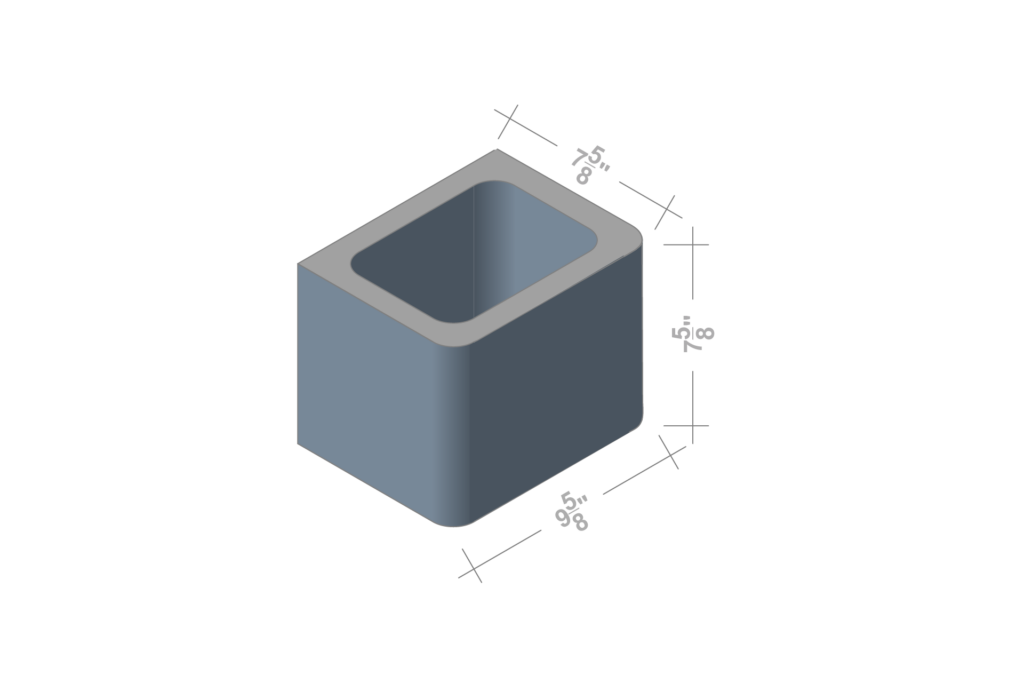 10 X 8 X 8 DBN HALF