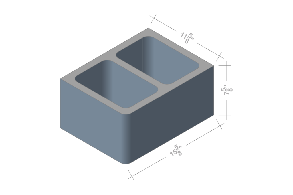 12 X 8 X 16 SBN