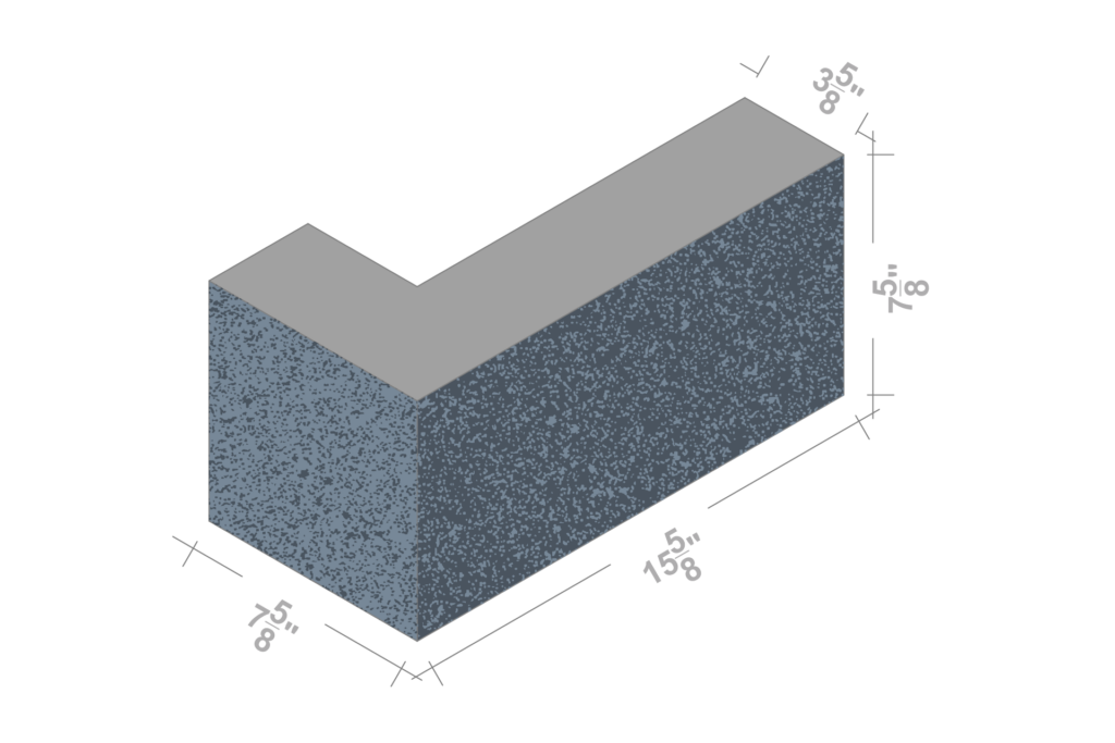 4 X 8 X 16 L CORNER 1F 1E