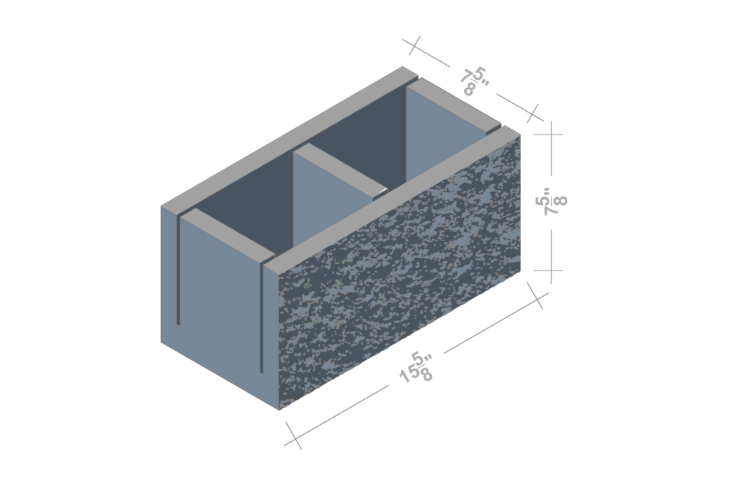8 X 8 X 16 KNOCK OUT BOND BEAM