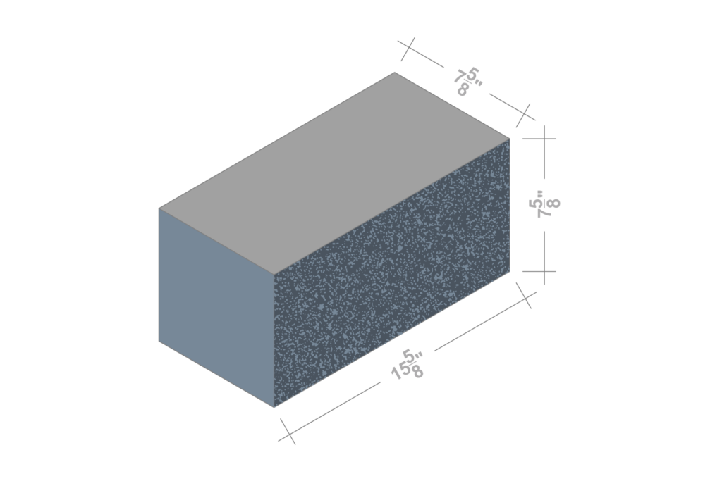 8 X 8 X 16 SOLID 1F