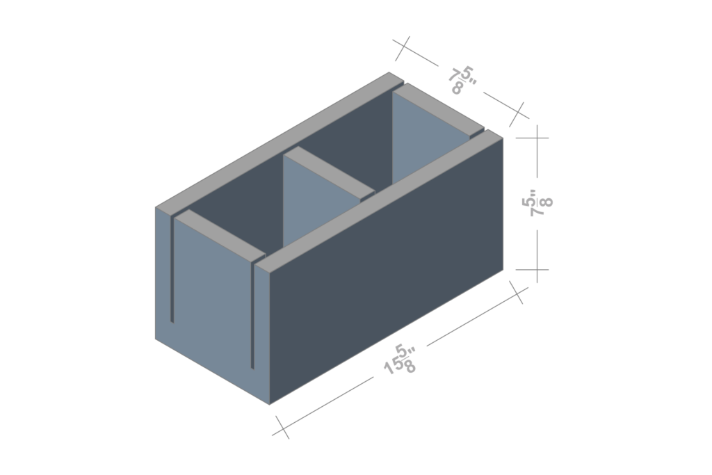 8 X 8 X 16 KNOCKOUT BOND BEAM