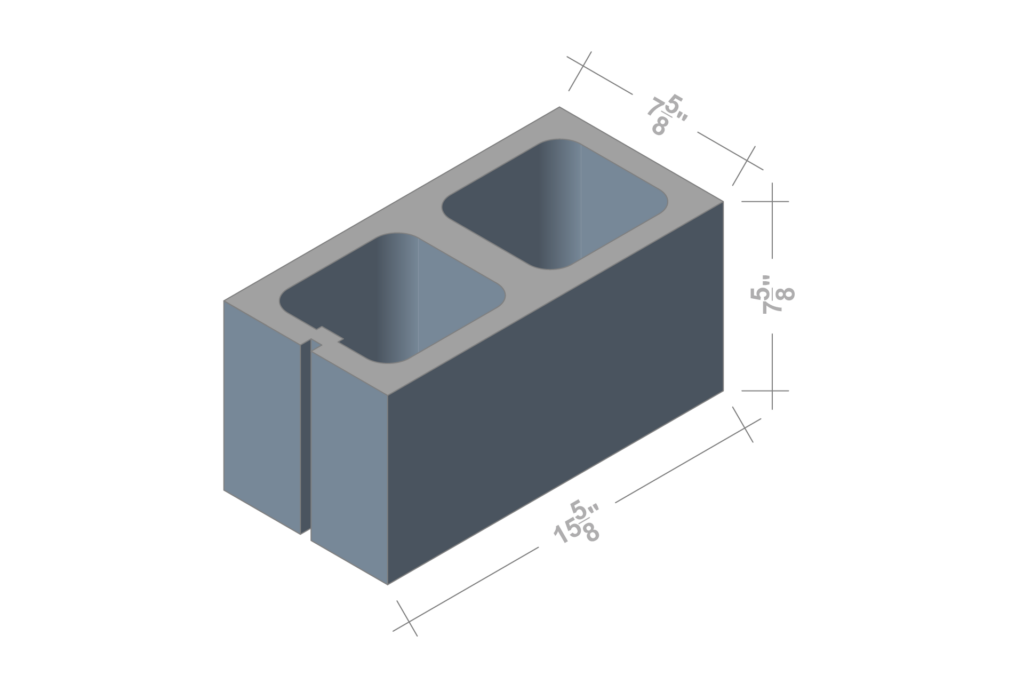 8 X 8 X 16 REGULAR
