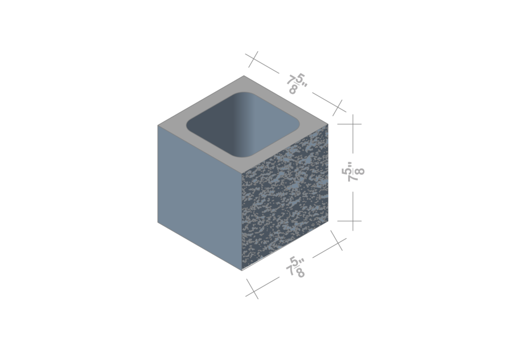8 X 8 X 8 HALF